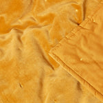 Velvet Cotton Quilted Throw | 150cm x 200cm | Mustard