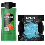 Jungle Fresh Shower Gel 500ml With Manwasher 2-sided Shower Tool | Set of 3
