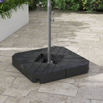 Umbrella Weights, Set Of 4, Up To 80kg, Black