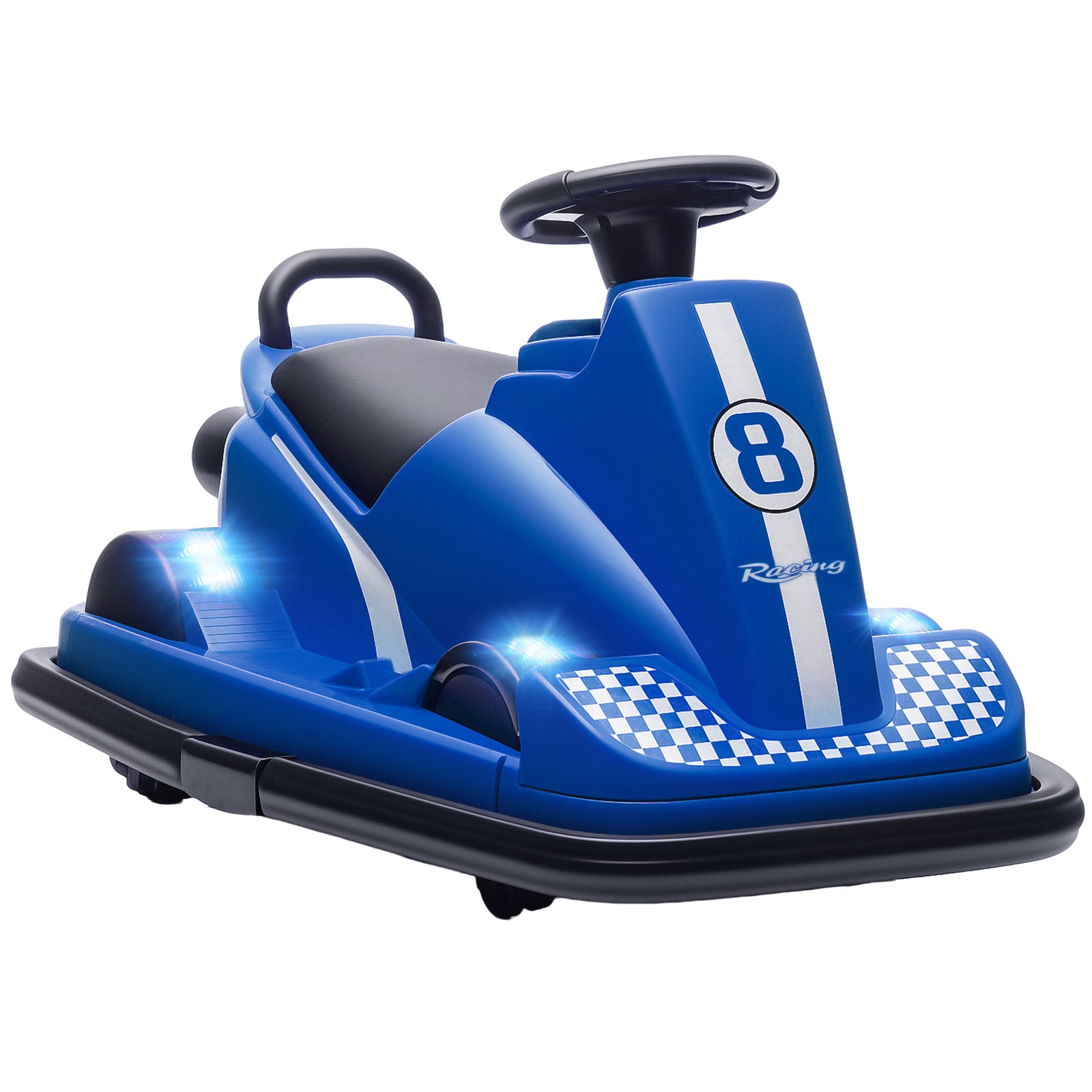 Electric Kids Bumper Car With 360 Degree Rotation Spin | Blue