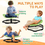 Sensory Spinning Chair For Autism Kids, For Coordination & Balance | Green