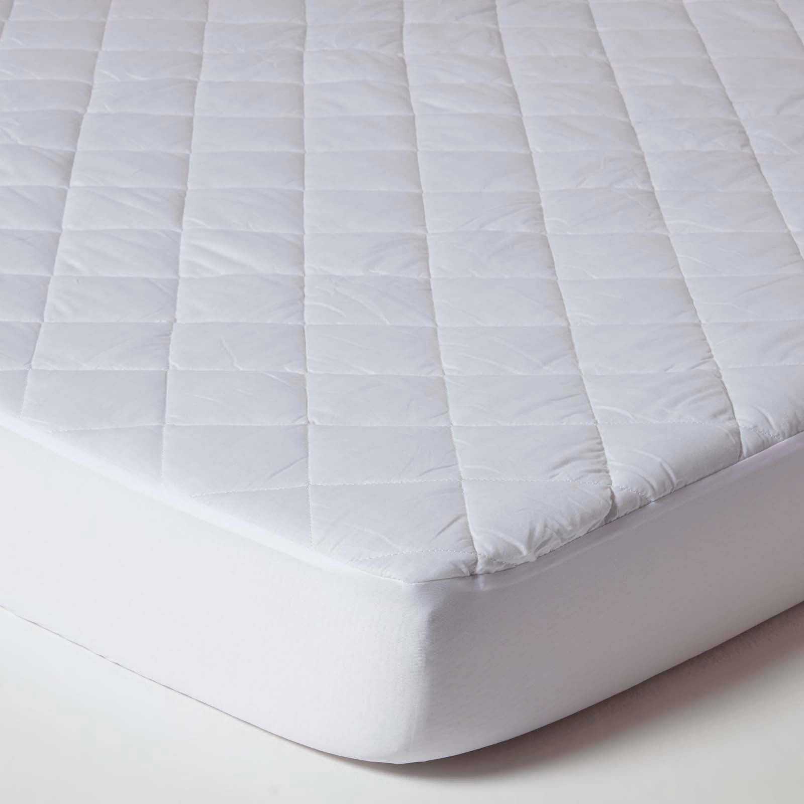 Quilted Waterproof Mattress Protector | European King | White