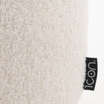 Iggy Borg Fleece Bean Bag Pouffe | White