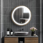 Wall Mounted Led Bathroom Mirror 3 Light Colours