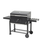 Outdoor Charcoal Grill With Side Table Bbq Patio