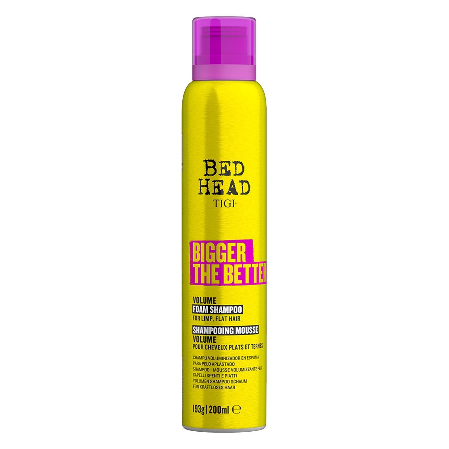 Bigger The Better Volume Foam Shampoo For Fine Hair 200ml