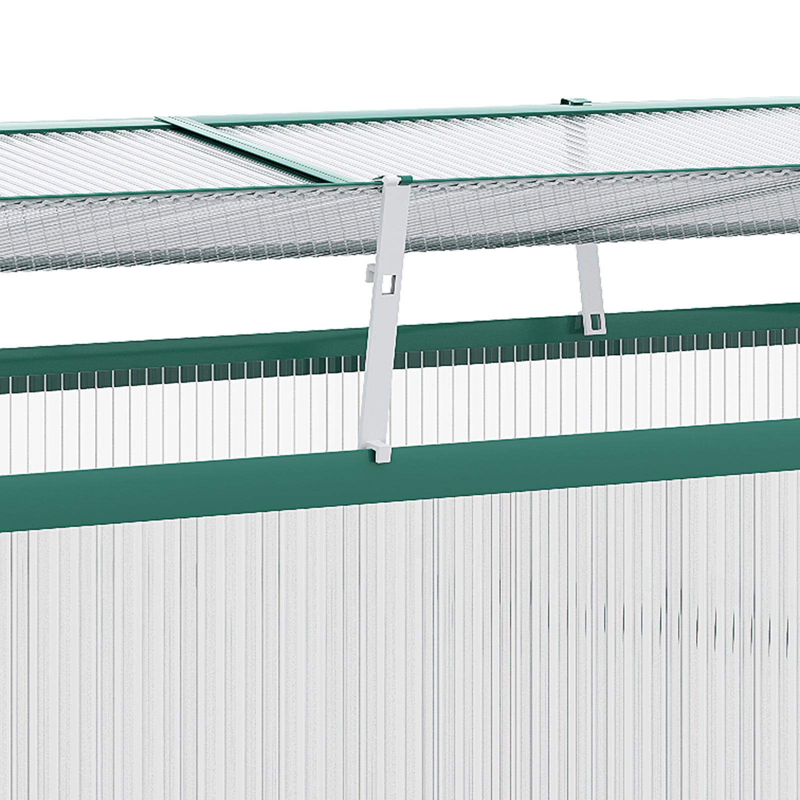 Aluminium Cold Frame Greenhouse 130x70x61cm