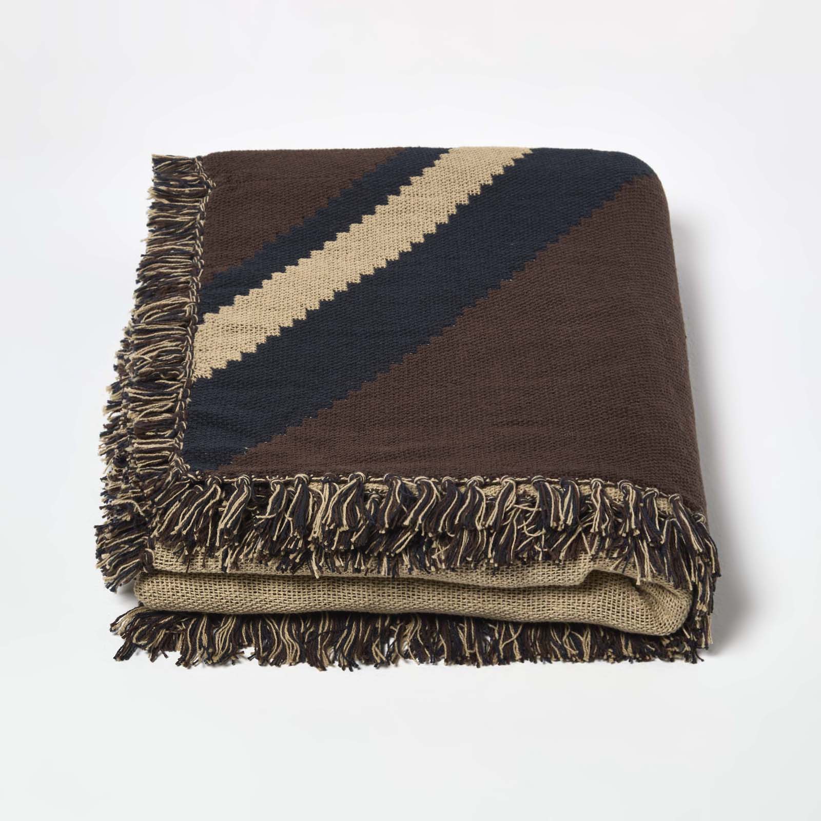 100% Cotton Hand Woven Union Jack Flag Throw - Limited Edition, 150 X 200 Cm