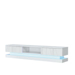 Bloom Tv Unit 180cm With Led Lights | White