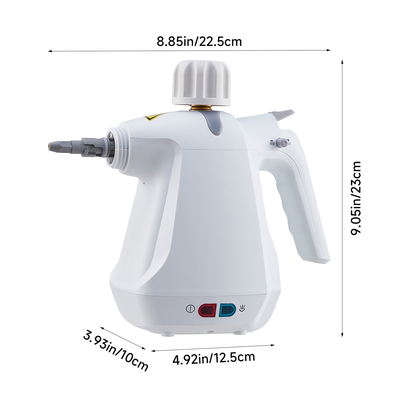 1000w White Handheld Steam Cleaner