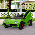 Lamborghini Svj 12v Ride-on Car W/ Lights Music Remote 3-8 Yrs | Green
