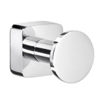 Pair Of Polished Chrome Towel Hooks Wall Mounted Storage | Polished Chrome
