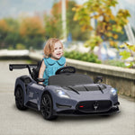 Maserati Gt2 Licensed 12v Electric Ride On Car W/ Remote | Grey