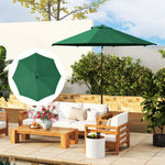 Upf 50+ Replacement Parasol Canopy Parasol Cover Replacement | Green