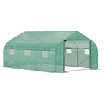 4.5x3x2m Tunnel Greenhouse W/ Roll Up Door