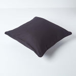 Cotton Plain Cushion Cover | 45cm x 45cm | Black