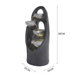 4-tier Cascading Fountain Garden Water Feature