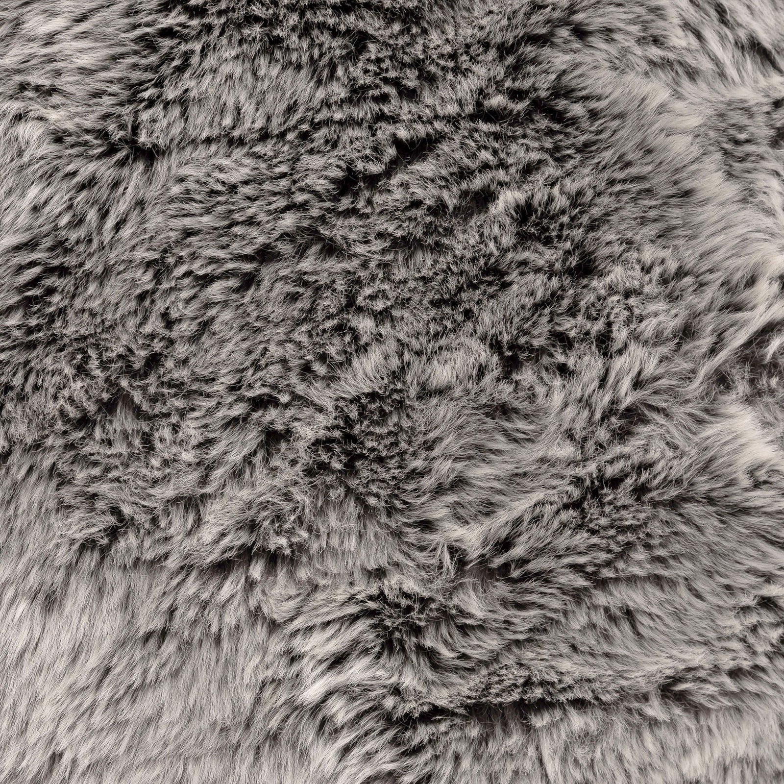 Faux Fur Bean Bag Lounger Giant Bean Bag Chair, Grey