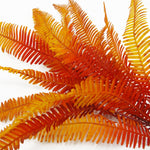 6 X 55cm Artificial Autumn Fern Bush Plant