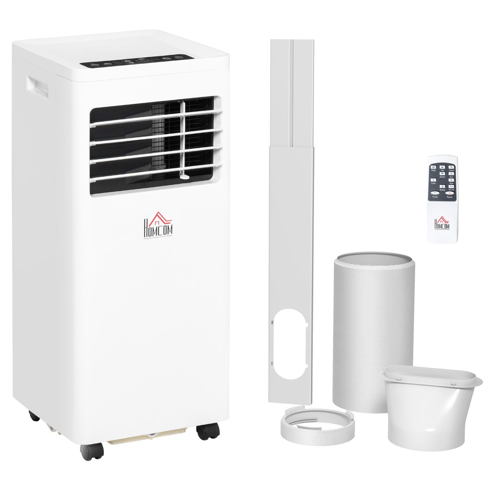 Mobile Air Conditioner White Remote Control 557w