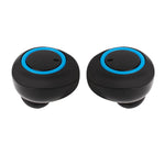 Earbuds With 3h Music Playback, Charging Case - Black