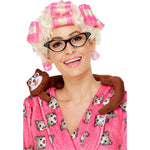 Roller Granny Wig, Blonde