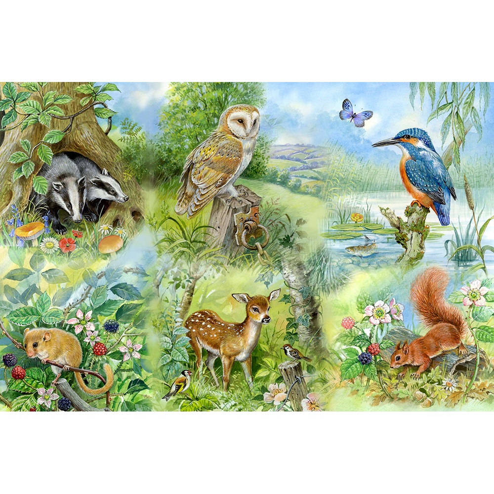 Nature Study - Big 250 Piece Jigsaw Puzzle For Adults & Kids, With Extra Large Pieces