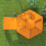 2-4 Person Tent, Instant Pop Up Camping Tent | Orange