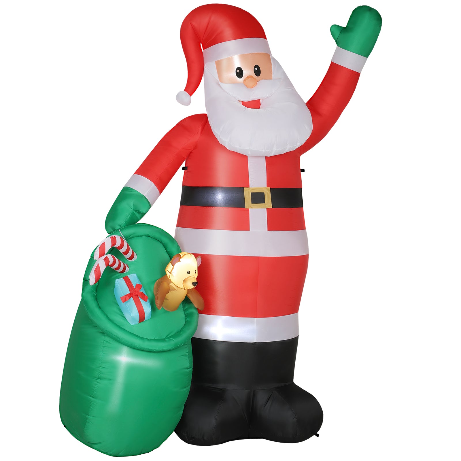 9ft Giant Christmas Blow Up Decoration With Built-in Led Lights