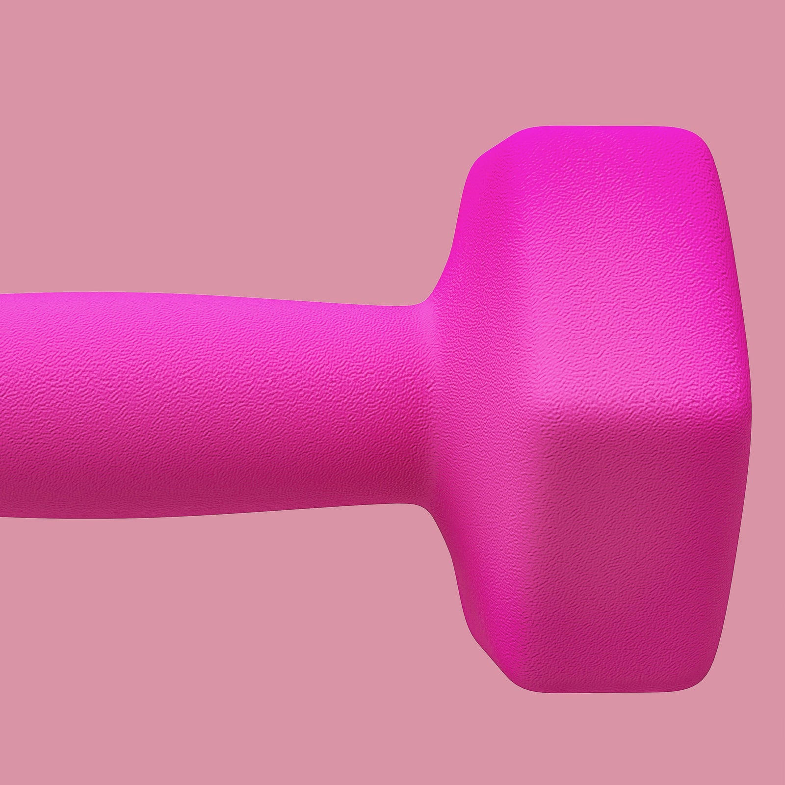 3kg Set Of 2 Dumbbells Hexagonal Weights Pair | Pink