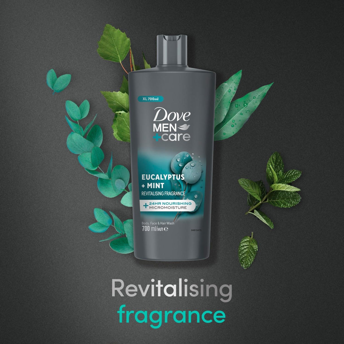 Eucalyptus + Mint 3-in-1 Hair, Face And Body Wash Pack Of 3, 700ml | Set of 3