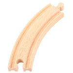 4 Long Curve Track Pieces for Wooden Train Sets