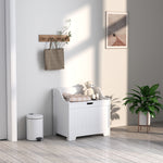 Storage Trunk With Safety Hinge For Living Room, 56.4cm | One Size | White