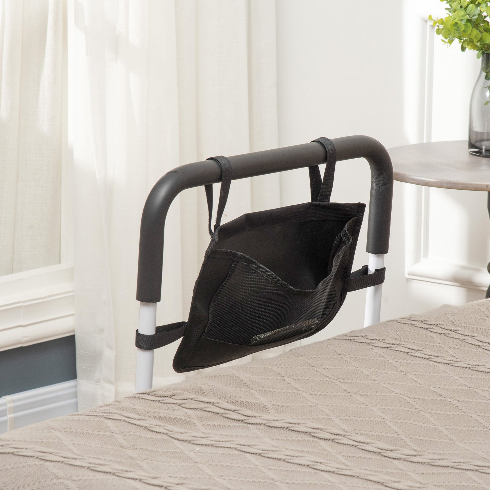 Adjustable Bed Assist Rail Grab Bar For Senior And Disabled