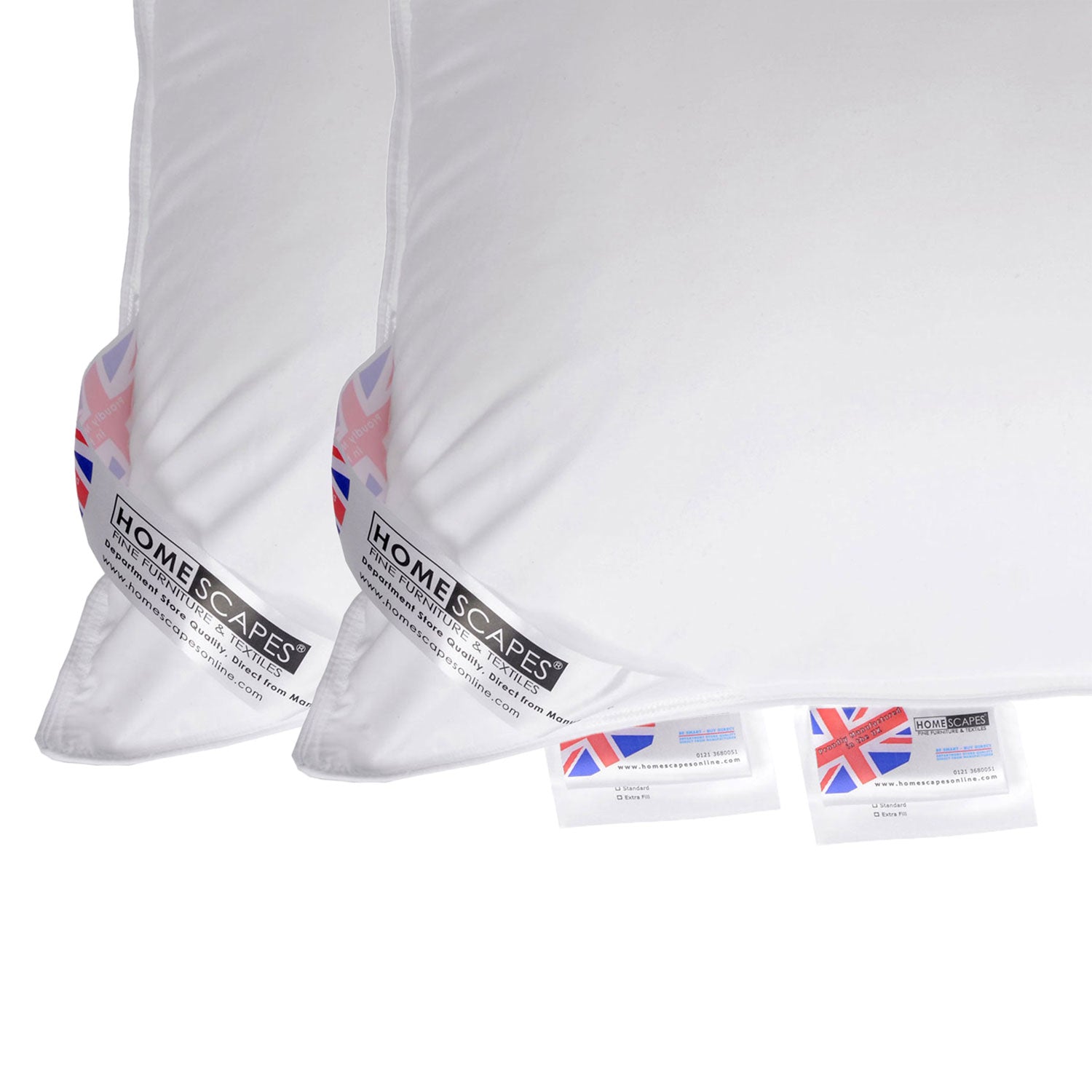 Microfibre Extra Fill Pillow Pair