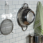 St Helens Assorted Self Adhesive Reusable Square Shaped Plastic Hooks (pack Of 9)