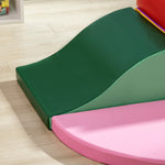 6 Piece Soft Play Equipment For Kids Climb And Crawl | Red