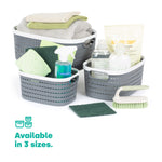 5l Ulana Woven Basket - Grey