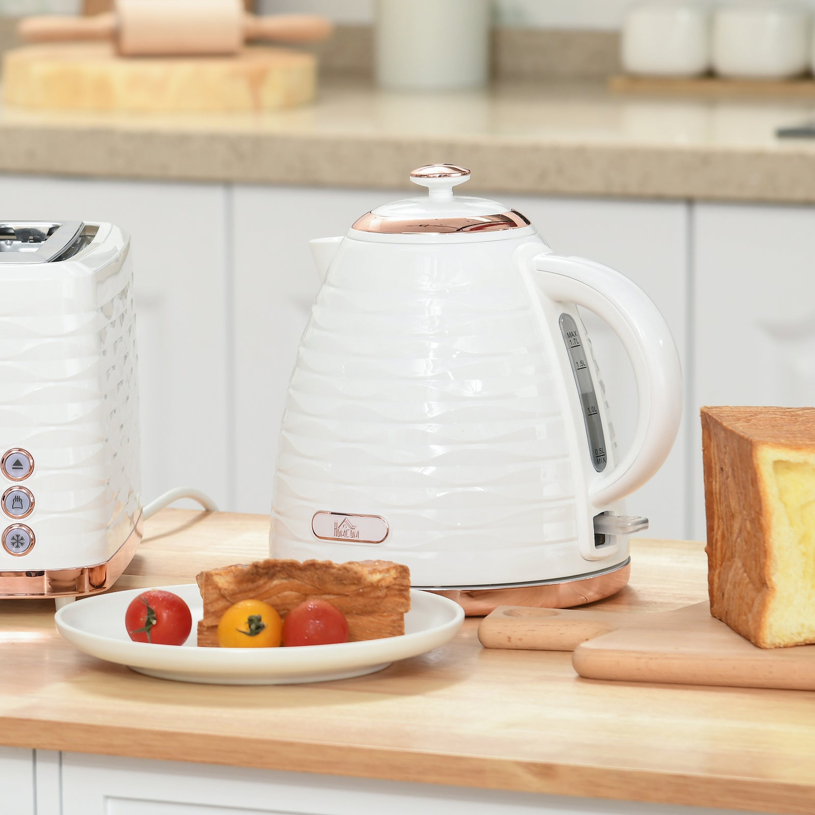 Electric Kettle, Fast Boil, 1.7l, 3kw, Swivel | White