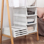 Foldable Stackable Drawer Storage Basket