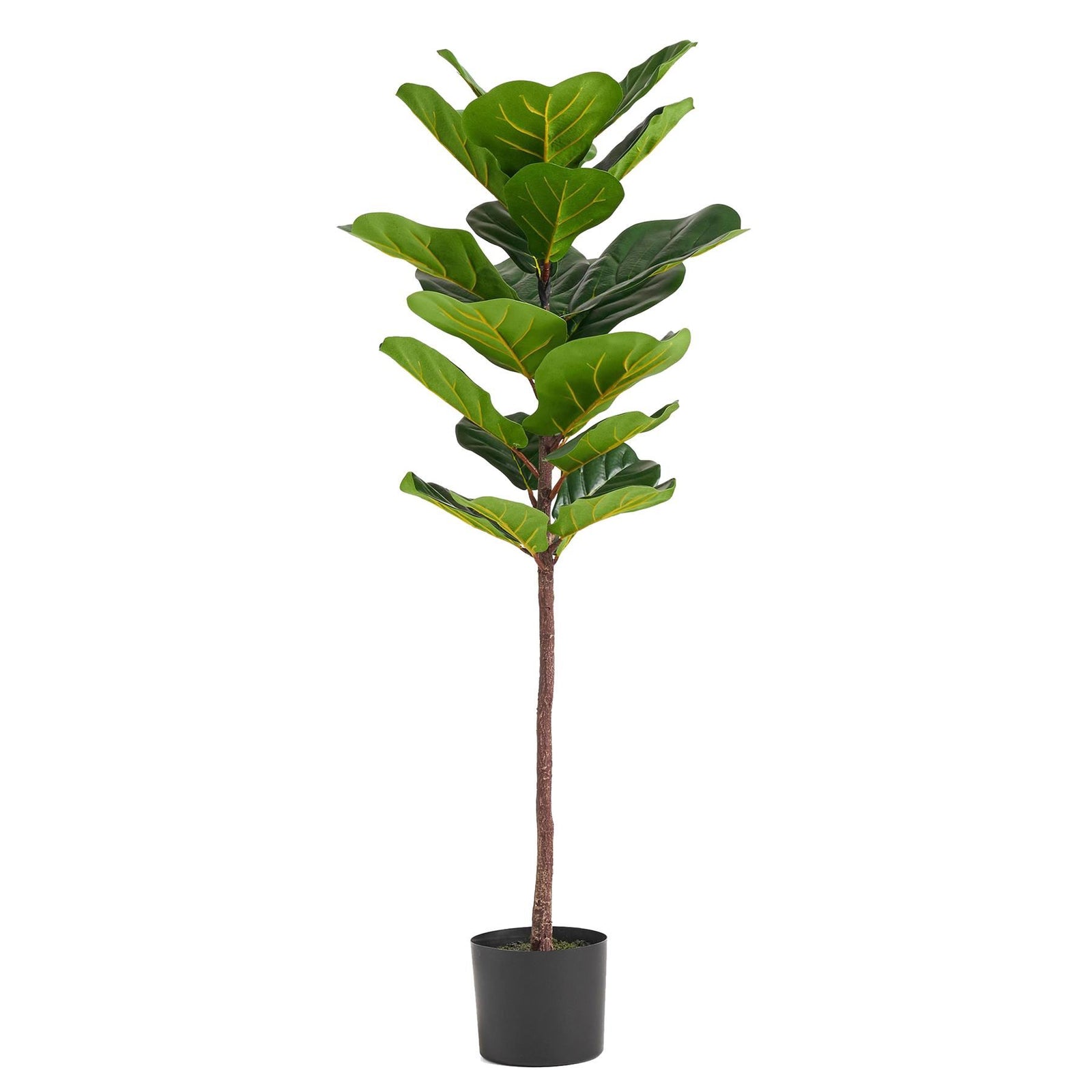 120cm Artificial Fiddle Fig Tree Premium