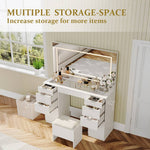 Dressing Table With Led Illuminated Mirror