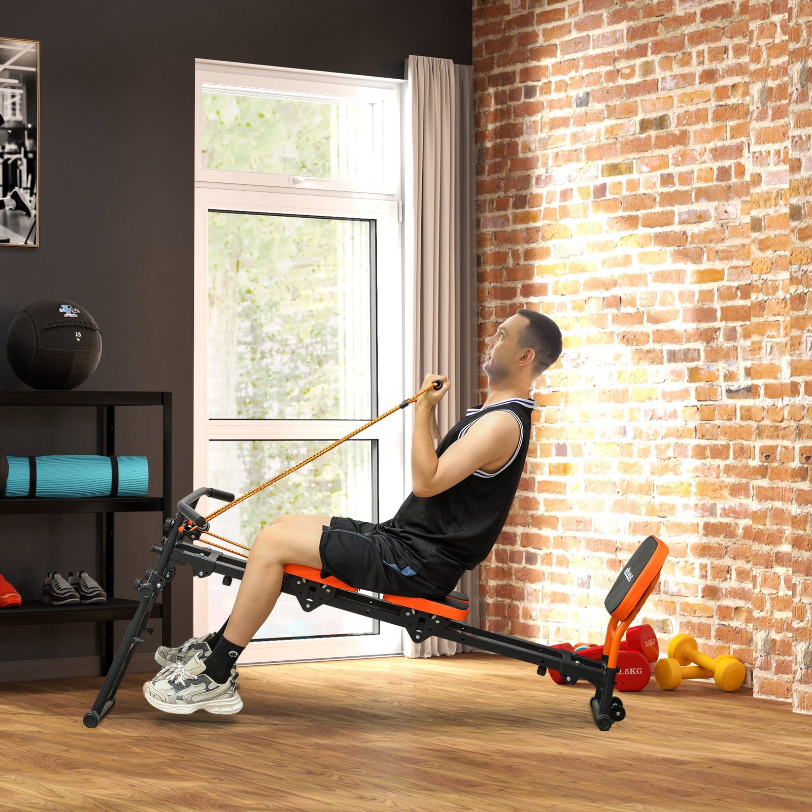 Home Gym Reformer Pilates Machine | Black