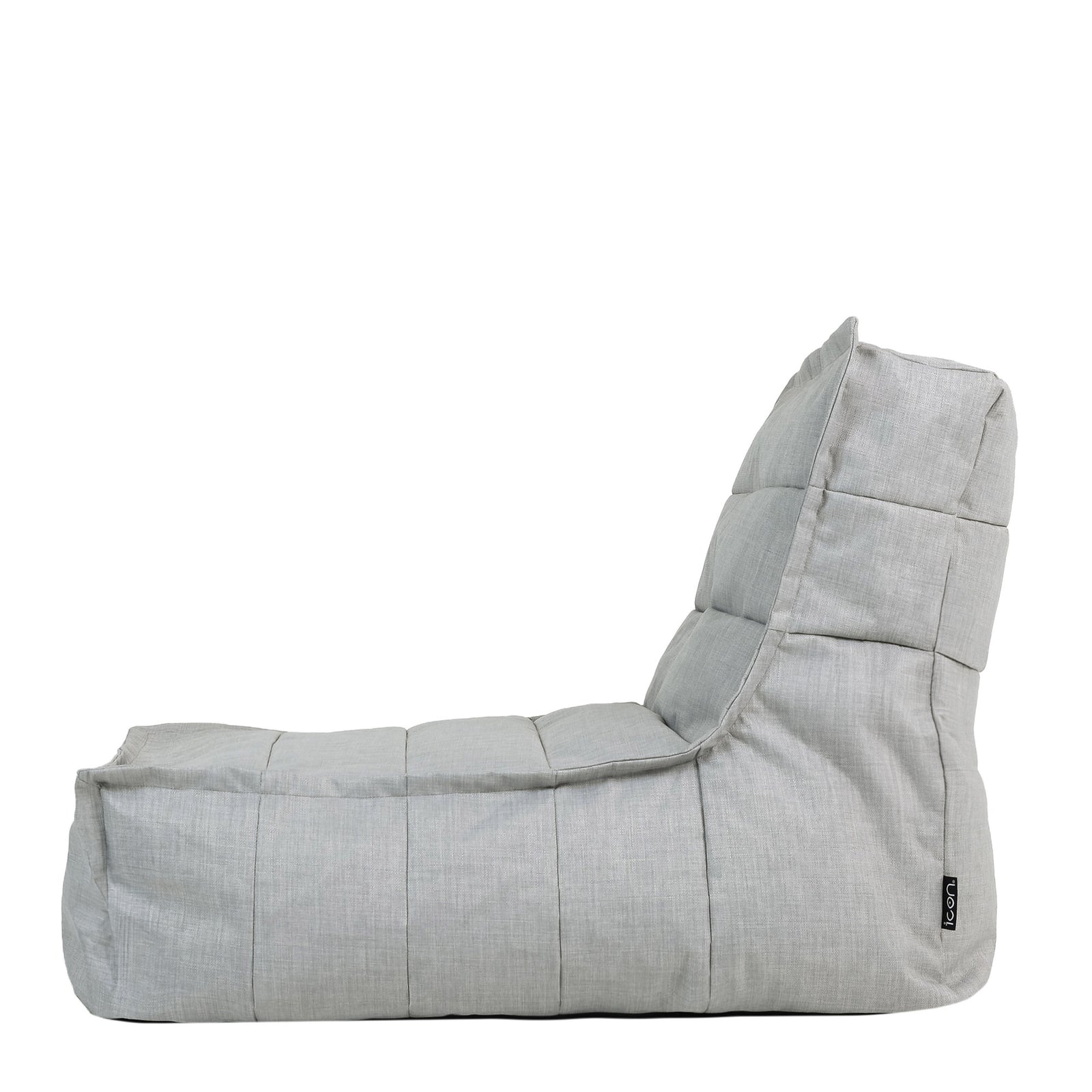Dolce Indoor Outdoor Bean Bag Lounger Patio Chairs, Grey