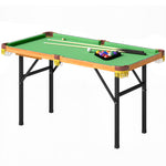 SPORTNOW 4ft Folding Pool Table, Mini Billiards Table Set For Kids