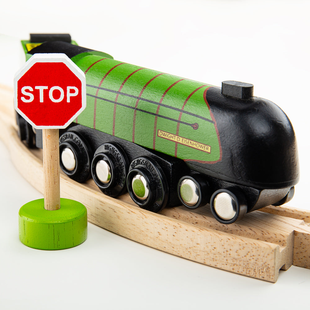 Wooden Replica of the Eisenhower Train Engine