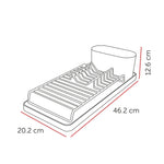 Recycled Compact Draining Rack - Stone Kitchen Dish Drainer - Made in the UK