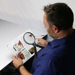 Hands Free Magnifier With Led Light, 10x Magnifying