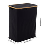 Living and Home 2 Compartments Laundry Basket With Lid