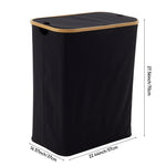 2 Compartments Laundry Basket With Lid